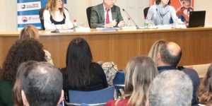 Momento de la charla sobre la Nueva Ley 6/2017 de autónomos