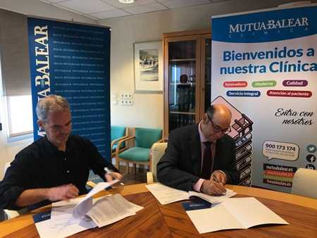 FIRMA ASPROM . presidente y gerente de mutua balear