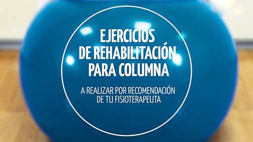 Vídeo: Ejercicios para la columna vertebral