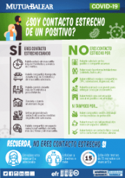 Sóc contacte estret d'un positiu COVID-19? ICON