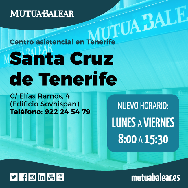Nuevo horario Santa Cruz