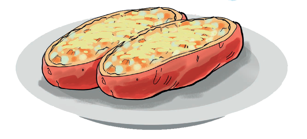 Batata rellena de pavo